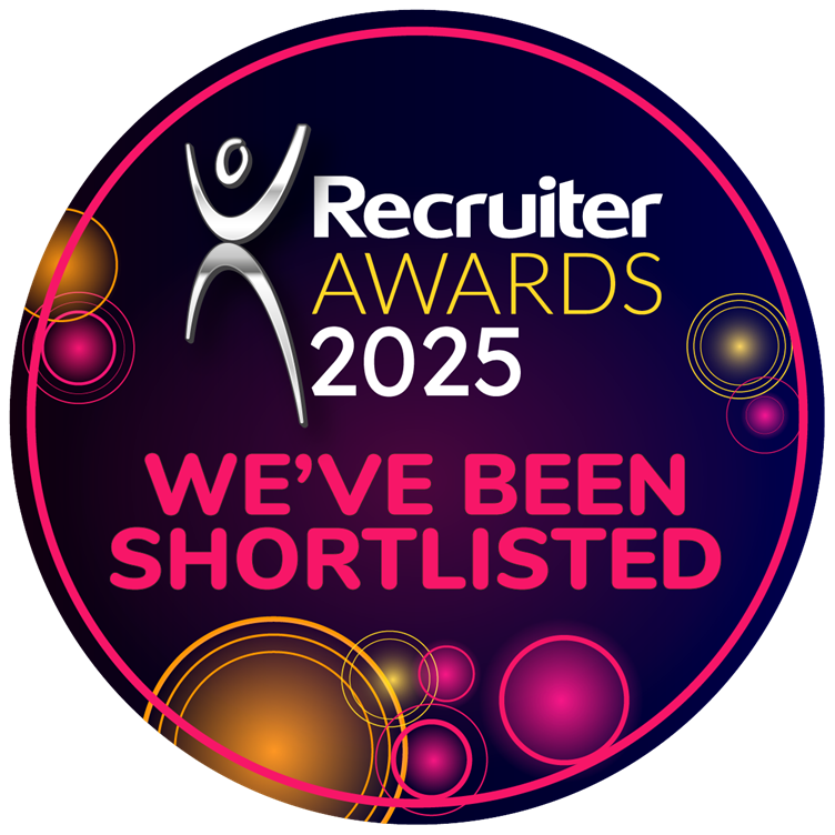 Recruiter awards 2025 we've been shortlisted